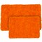 Hastings Home Hastings Home 2 Piece Memory Foam Shag Bath Mat - Orange 961643AZH - alternate 3